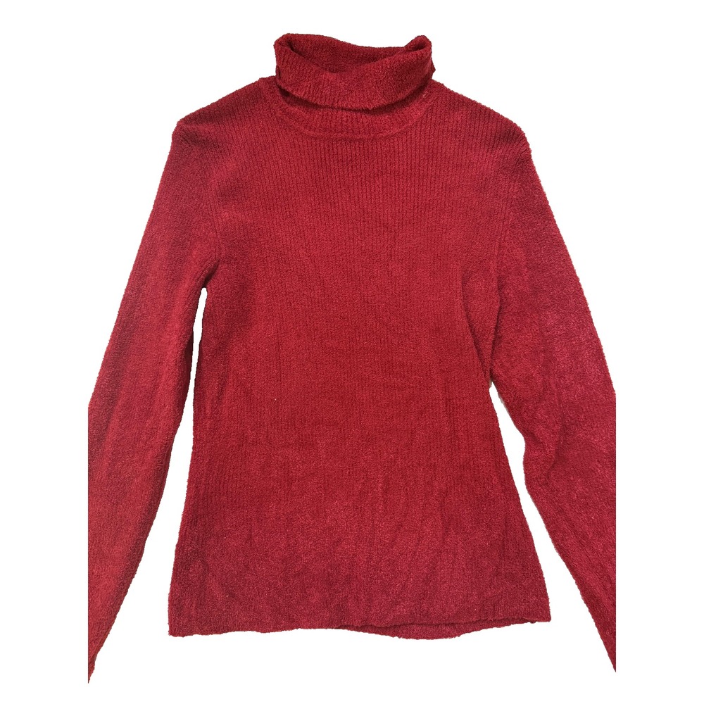 Talbots Turtleneck Sweater LG Women Cozy Textured Knit Cottagecore Grandma Chic